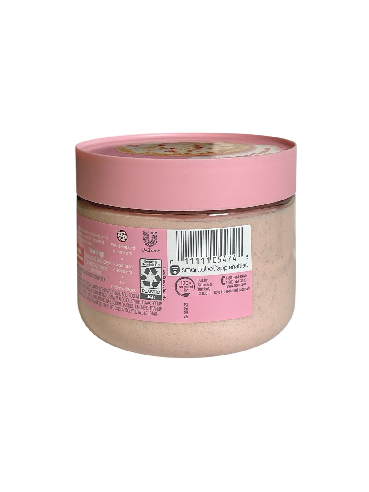 Exfoliante Corporal Dove x Crumbl - Strawberry Crumb Cake